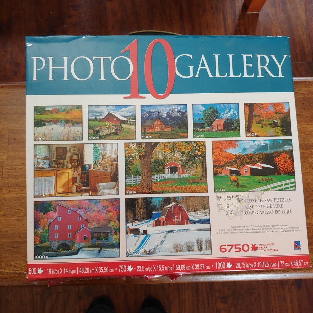 10 Puzzles in One 6750 Pieces Photo Gallery